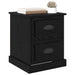 Dulap de noapte Stejar Negru 39 x 39 x 47.5 cm Lemn compozit - WALTI WALTI