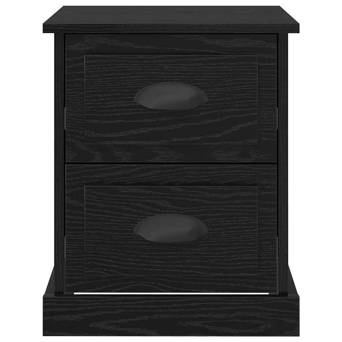 Dulap de noapte cu sertar 2 pcs Stejar Negru 39 x 39 x 47.5 cm - WALTI WALTI