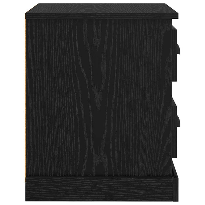 Dulap de noapte cu sertar 2 pcs Stejar Negru 39 x 39 x 47.5 cm - WALTI WALTI