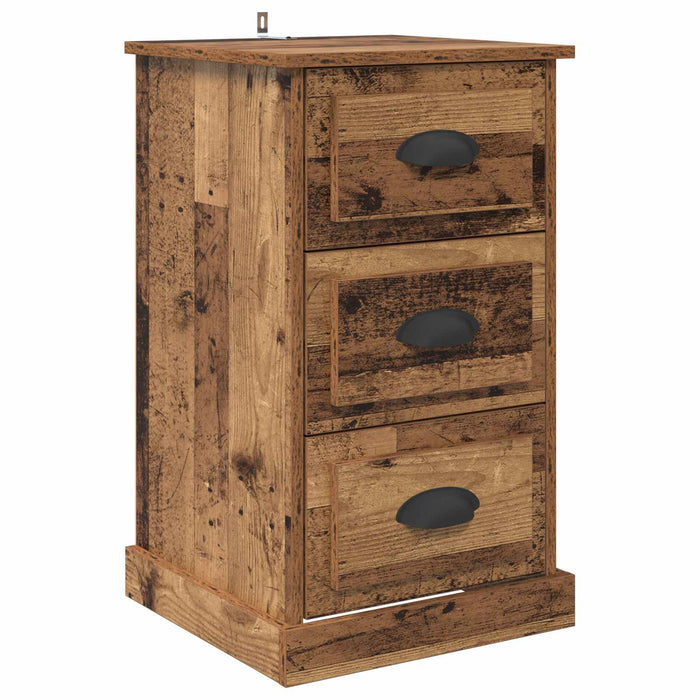 Dulap de noapte Lemn Vechi 39 x 39 x 67,5 cm Lemn compozit WALTI