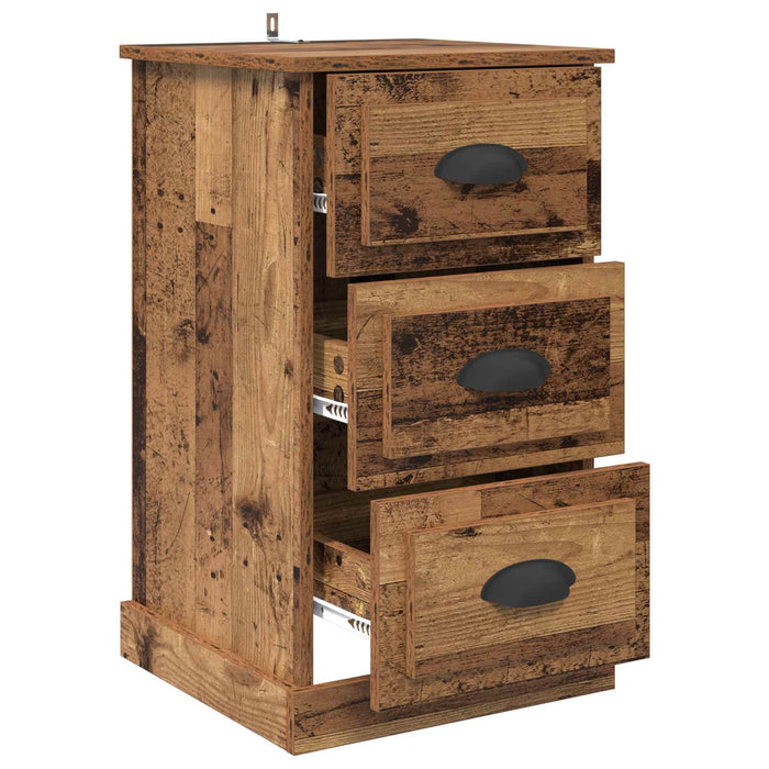 Dulap de noapte Lemn Vechi 39 x 39 x 67,5 cm Lemn compozit WALTI