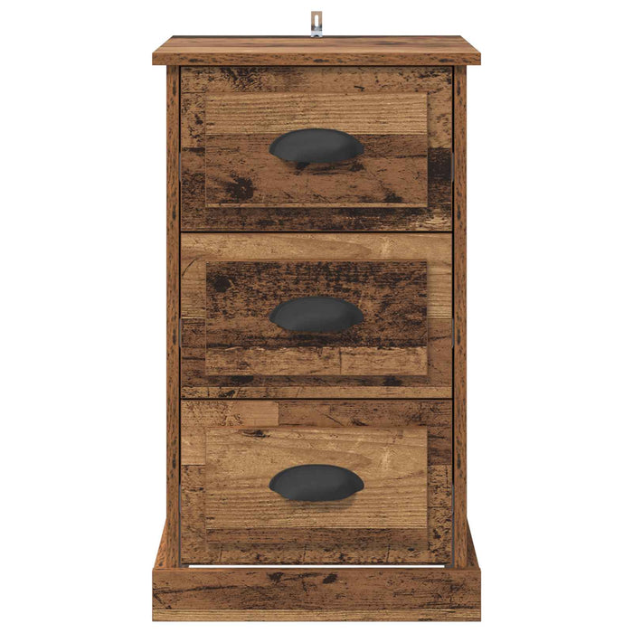 Dulap de noapte Lemn Vechi 39 x 39 x 67,5 cm Lemn compozit WALTI