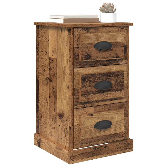 Dulap de noapte Lemn Vechi 39 x 39 x 67,5 cm Lemn compozit WALTI