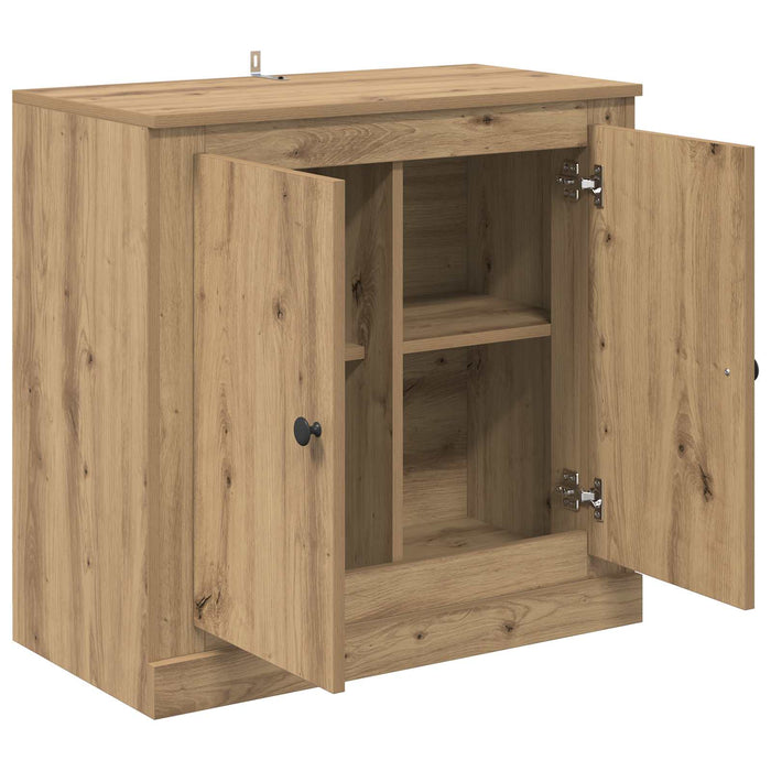 Bufet 70 x 35,5 x 67,5 cm Stejar Artizanal Lemn compozit WALTI