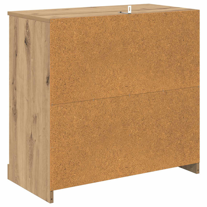 Bufet 70 x 35,5 x 67,5 cm Stejar Artizanal Lemn compozit WALTI