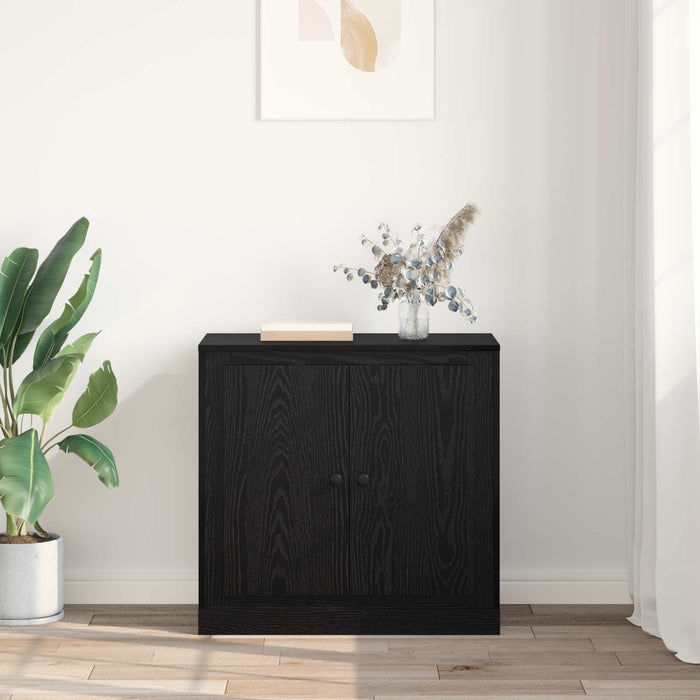Bufet Stejar Negru 70 x 35,5 x 67,5 cm Lemn compozit - WALTI WALTI