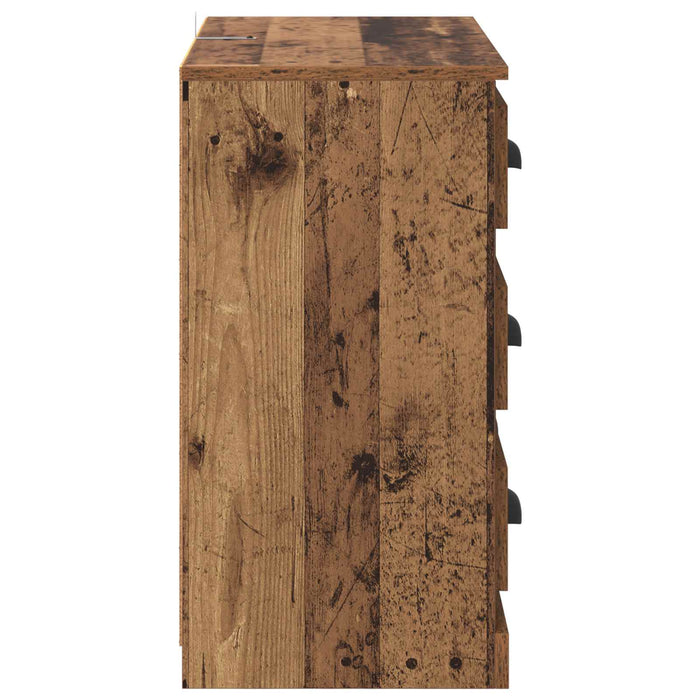 Bufet cu sertar Lemn Vechi 70 x 35,5 x 67,5 cm Lemn compozit - WALTI WALTI