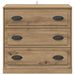 Bufet Stejar Artizanal 70 x 35,5 x 67,5 cm Lemn compozit - WALTI WALTI