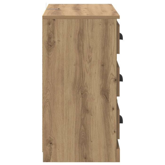 Bufet Stejar Artizanal 70 x 35,5 x 67,5 cm Lemn compozit - WALTI WALTI