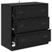Bufet cu sertar Stejar Negru 70 x 35,5 x 67,5 cm Lemn compozit - WALTI WALTI