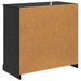 Bufet cu sertar Stejar Negru 70 x 35,5 x 67,5 cm Lemn compozit - WALTI WALTI
