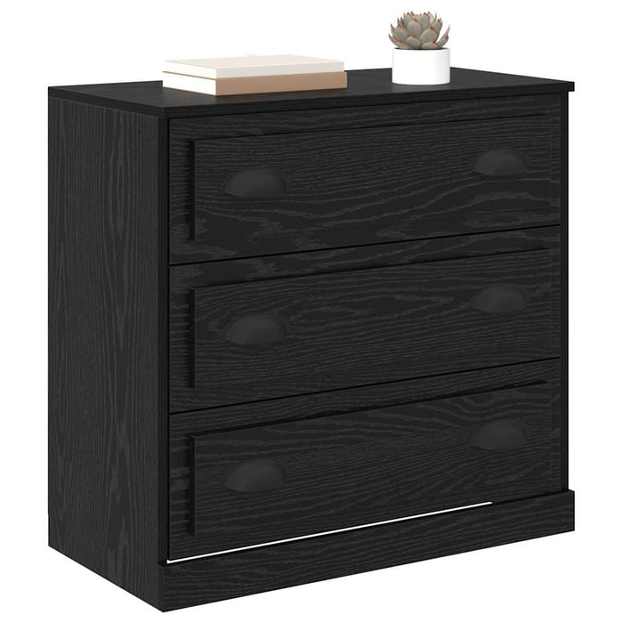 Bufet cu sertar Stejar Negru 70 x 35,5 x 67,5 cm Lemn compozit - WALTI WALTI