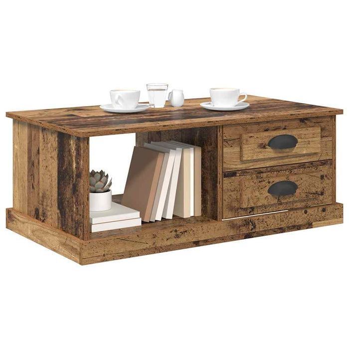 Masă de cafea Lemn Vechi 90 x 50 x 35 cm Lemn prelucrat WALTI