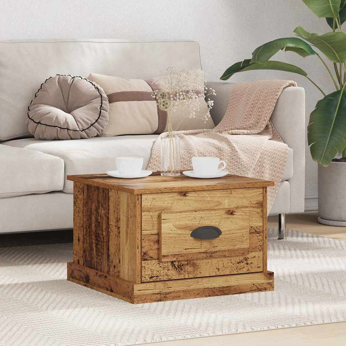 Masă de cafea Lemn Vechi 50 x 50 x 35 cm Lemn compozit - WALTI WALTI