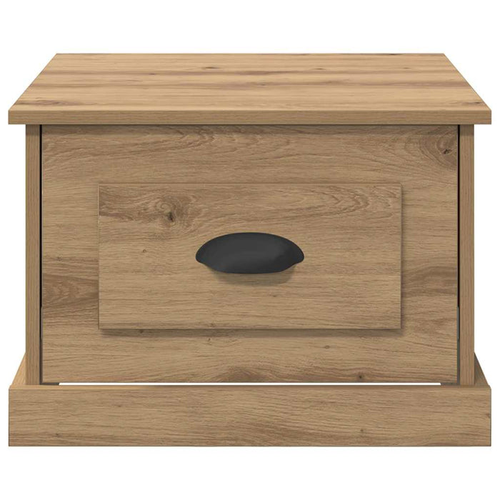 Masă de cafea Stejar Artizanal 50 x 50 x 35 cm Lemn compozit - WALTI WALTI
