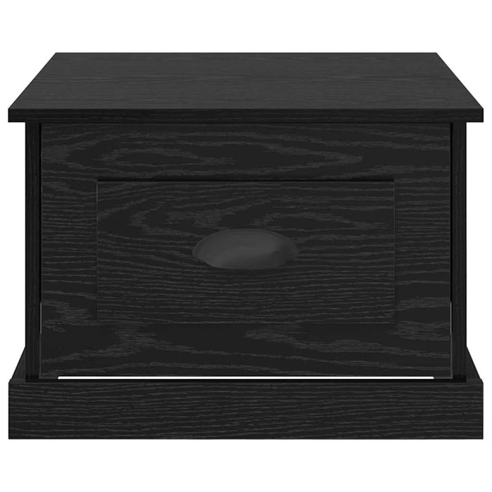 Masă de cafea Stejar Negru 50 x 50 x 35 cm Lemn compozit - WALTI WALTI