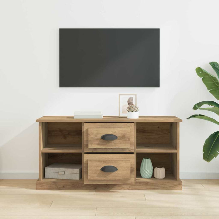 Cabinet TV Stejar Artizanal 99,5 x 35,5 x 48 cm Lemn compozit - WALTI WALTI
