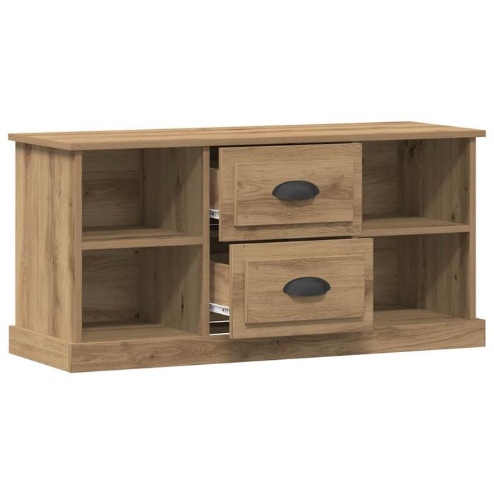 Cabinet TV Stejar Artizanal 99,5 x 35,5 x 48 cm Lemn compozit - WALTI WALTI