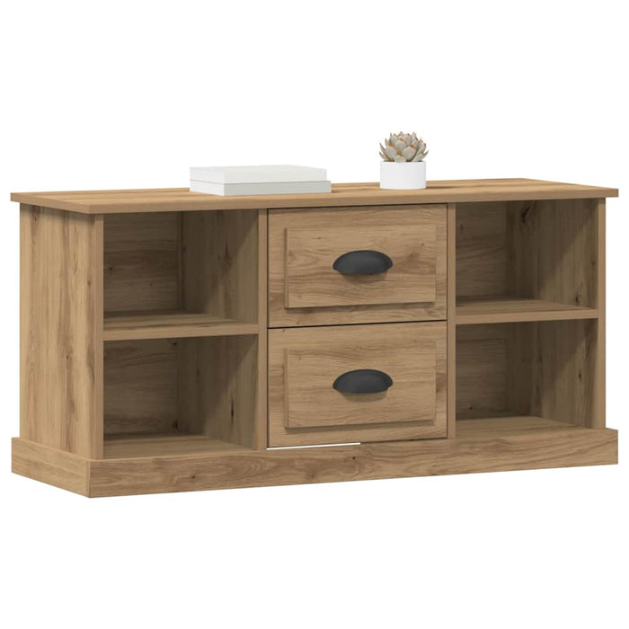 Cabinet TV Stejar Artizanal 99,5 x 35,5 x 48 cm Lemn compozit - WALTI WALTI