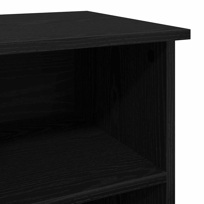 Cabinet TV Stejar Negru 99,5 x 35,5 x 48 cm Lemn compozit - WALTI WALTI