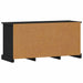Cabinet TV Stejar Negru 99,5 x 35,5 x 48 cm Lemn compozit - WALTI WALTI
