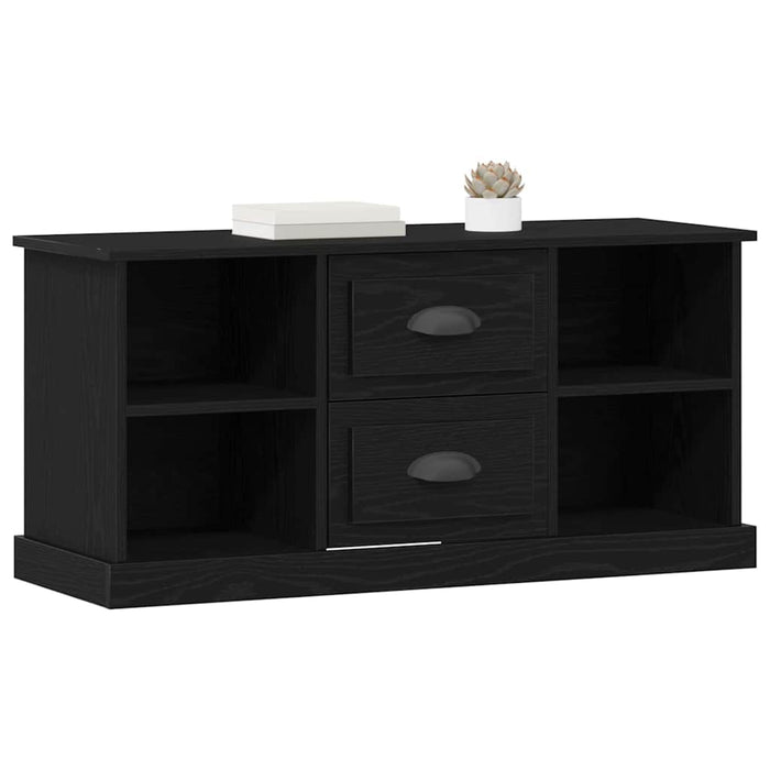 Cabinet TV Stejar Negru 99,5 x 35,5 x 48 cm Lemn compozit - WALTI WALTI