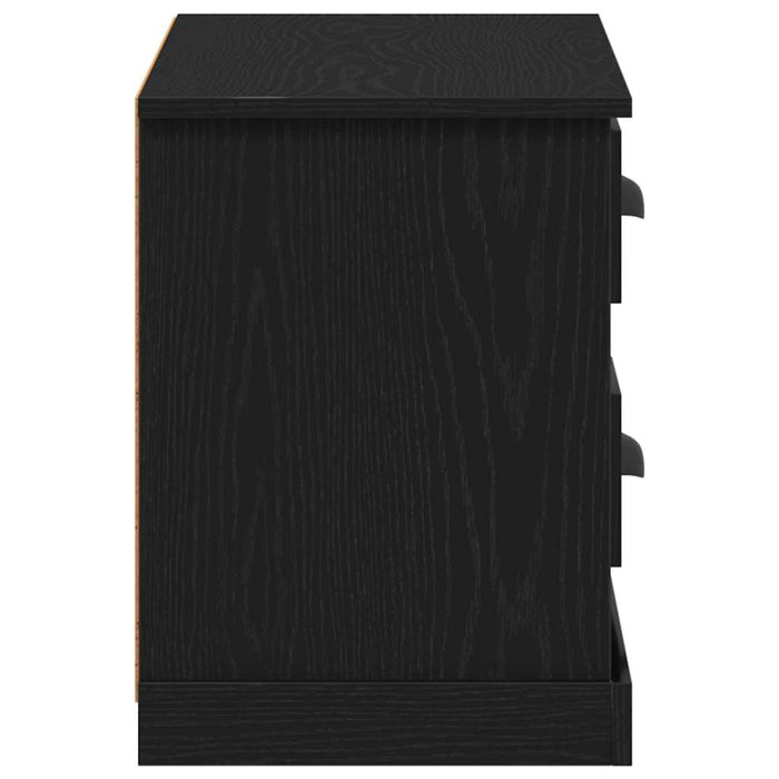 Cabinet TV Stejar Negru 99,5 x 35,5 x 48 cm Lemn compozit - WALTI WALTI