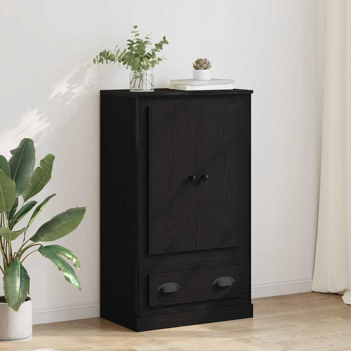Bufet cu sertar Stejar Negru 60 x 35,5 x 103,5 cm Lemn compozit - WALTI WALTI
