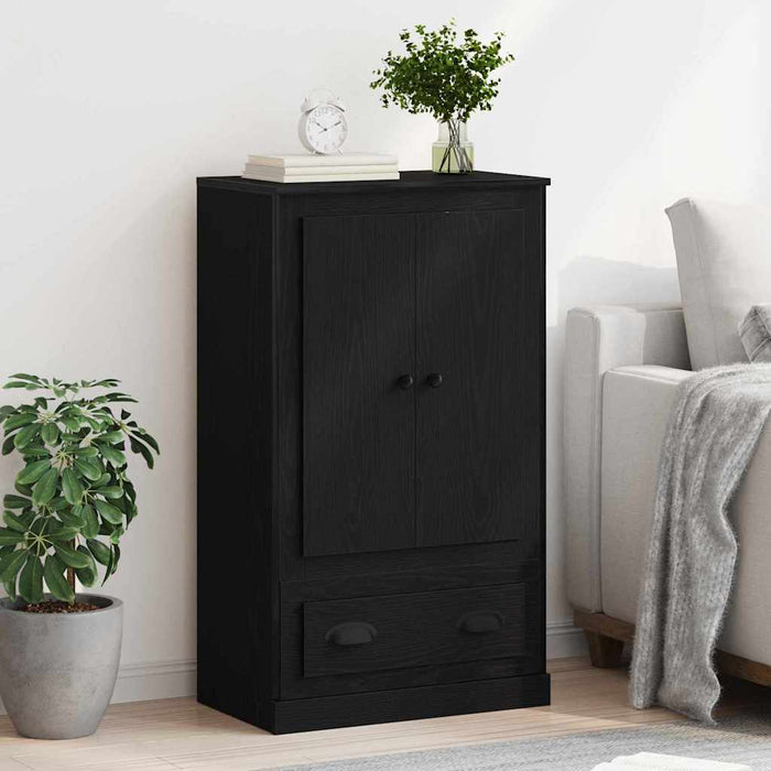 Bufet cu sertar Stejar Negru 60 x 35,5 x 103,5 cm Lemn compozit - WALTI WALTI