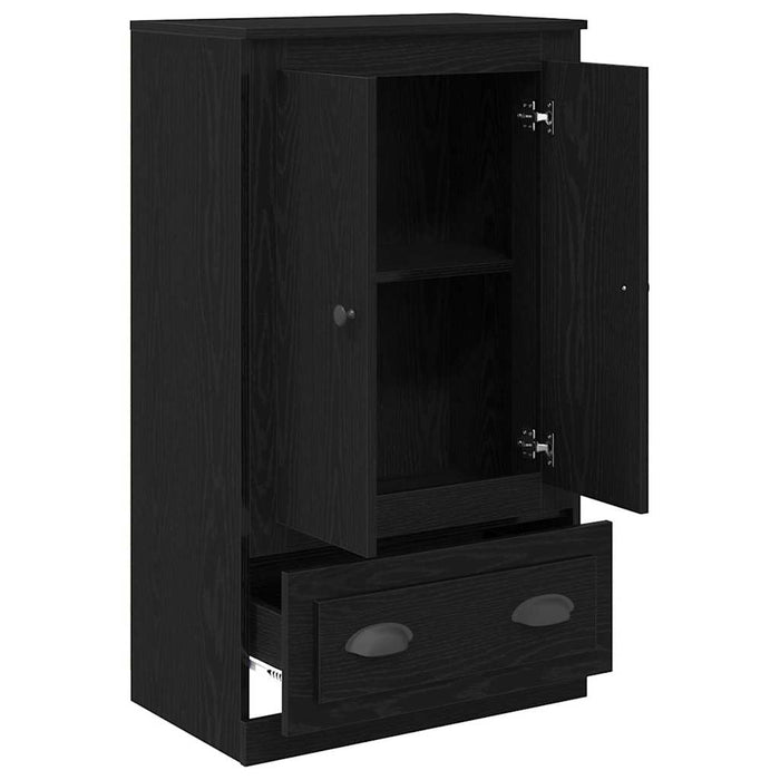 Bufet cu sertar Stejar Negru 60 x 35,5 x 103,5 cm Lemn compozit - WALTI WALTI