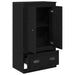 Bufet cu sertar Stejar Negru 60 x 35,5 x 103,5 cm Lemn compozit - WALTI WALTI