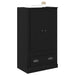 Bufet cu sertar Stejar Negru 60 x 35,5 x 103,5 cm Lemn compozit - WALTI WALTI