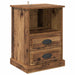 Dulap de noapte Lemn vechi 36 x 43 x 60 cm Lemn compozit - WALTI WALTI