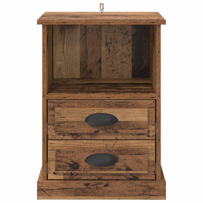 Dulap de noapte Lemn vechi 36 x 43 x 60 cm Lemn compozit - WALTI WALTI