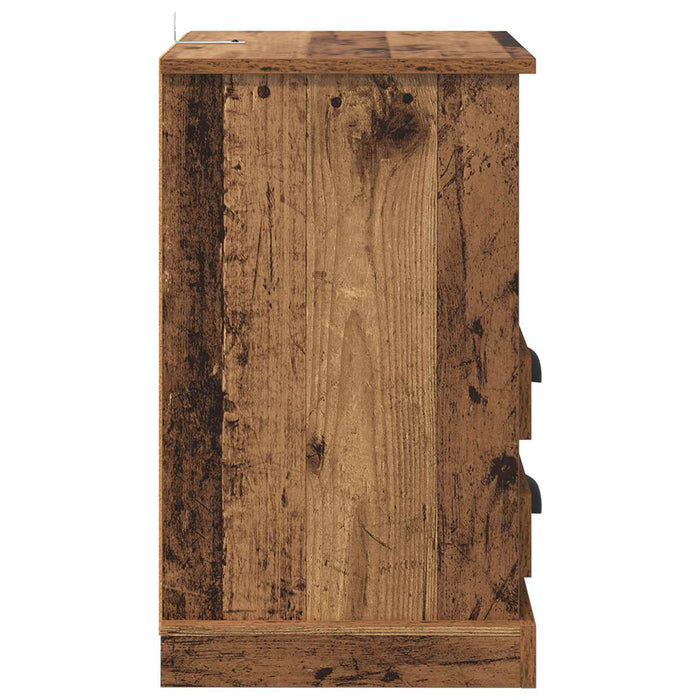 Dulap de noapte Lemn vechi 36 x 43 x 60 cm Lemn compozit - WALTI WALTI