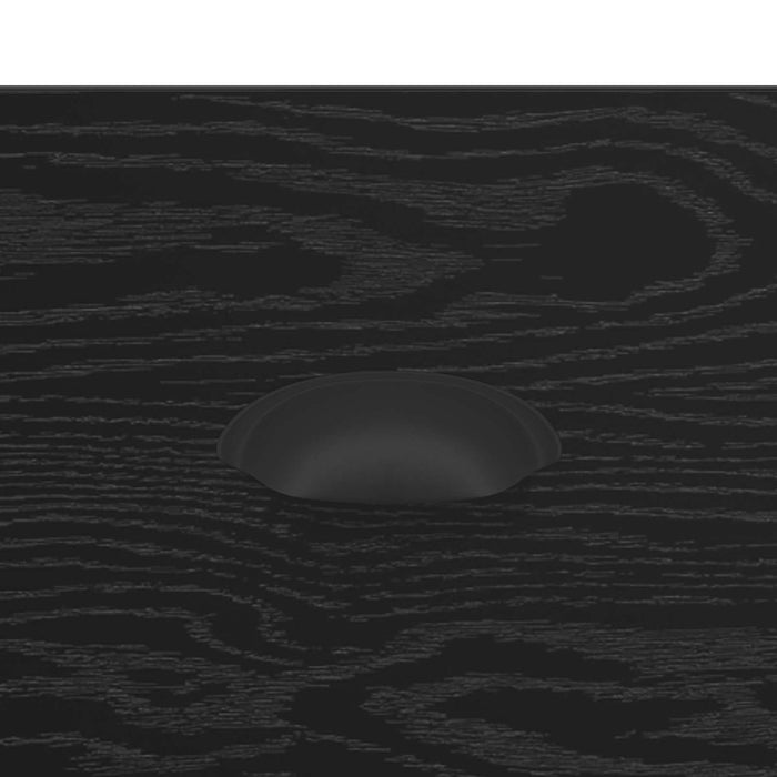 Dulap de noapte Stejar Negru 36 x 43 x 60 cm Lemn compozit WALTI
