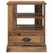 Dulap de noapte Lemn vechi 50 x 50 x 60 cm Lemn compozit - WALTI WALTI