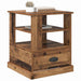 Dulap de noapte Lemn vechi 50 x 50 x 60 cm Lemn compozit - WALTI WALTI
