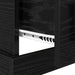 Dulap de noapte Stejar Negru 50 x 50 x 60 cm Lemn compozit - WALTI WALTI