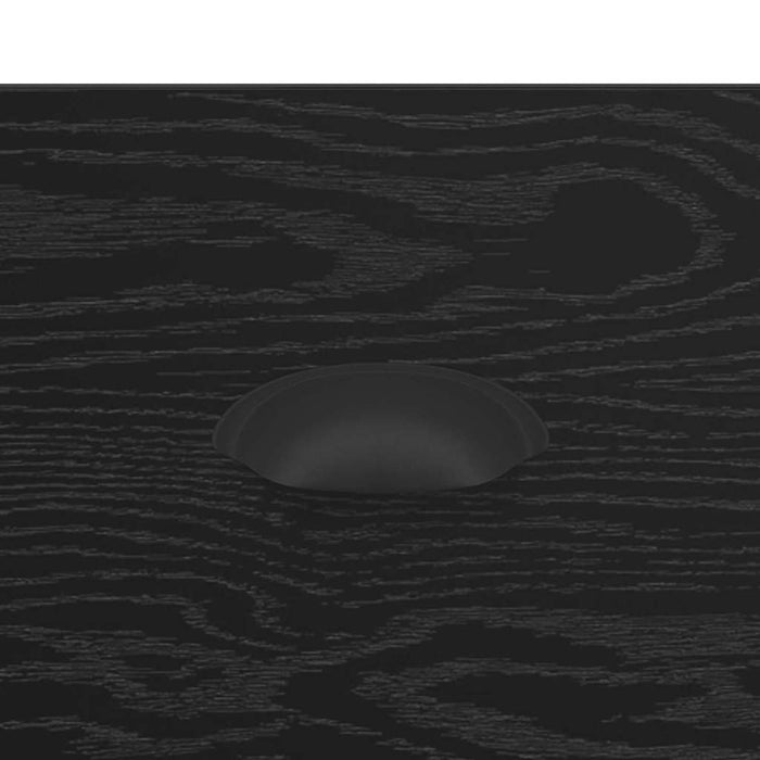 Dulap de noapte Stejar Negru 50 x 50 x 60 cm Lemn compozit - WALTI WALTI