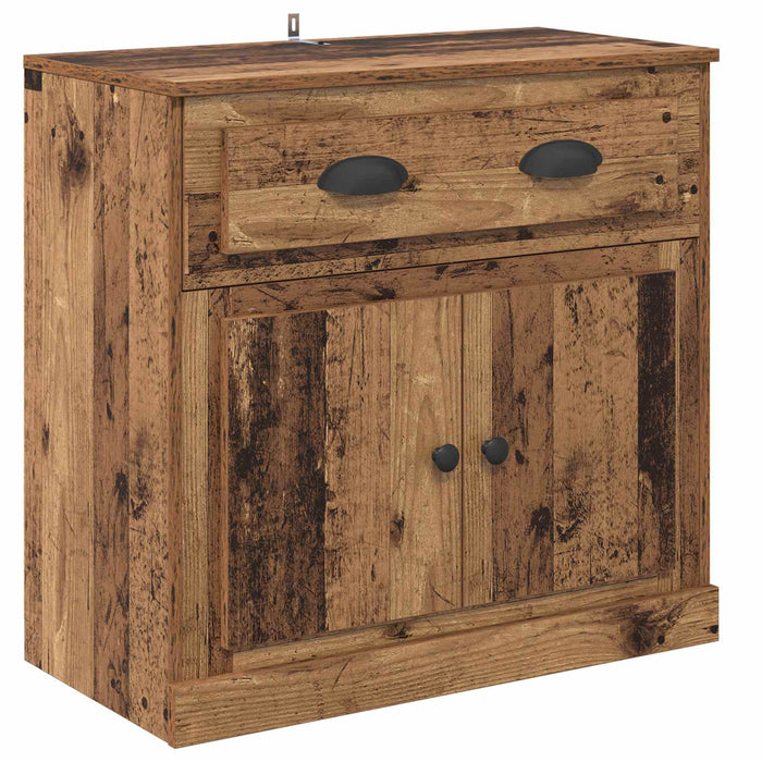 Bufet cu sertar Lemn Vechi 70 x 35,5 x 67,5 cm Lemn compozit - WALTI WALTI