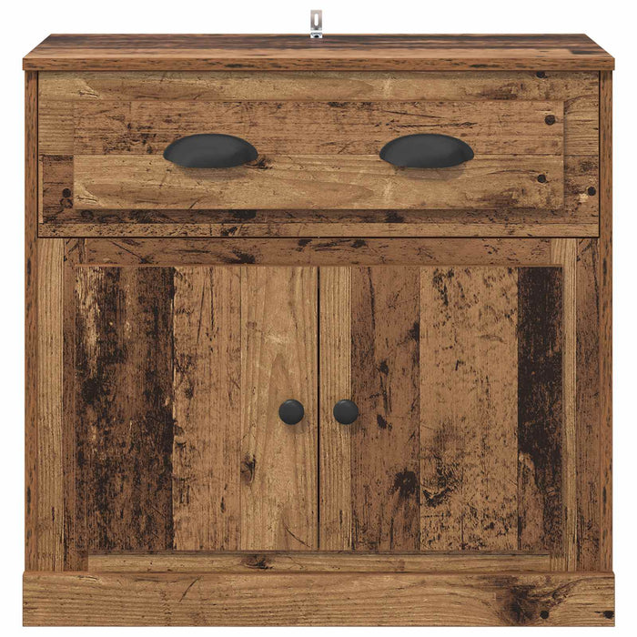 Bufet cu sertar Lemn Vechi 70 x 35,5 x 67,5 cm Lemn compozit - WALTI WALTI