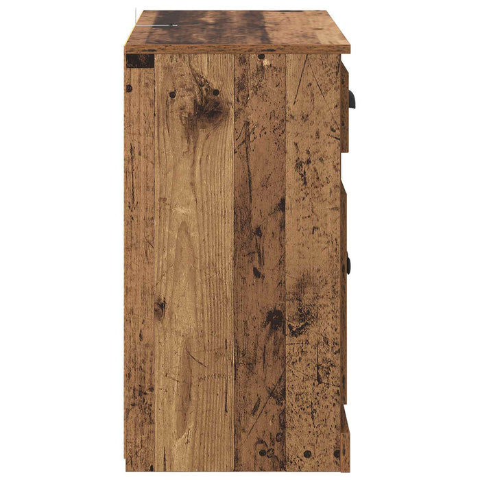 Bufet cu sertar Lemn Vechi 70 x 35,5 x 67,5 cm Lemn compozit - WALTI WALTI
