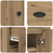 Bufet Stejar Artizanal 70 x 35,5 x 67,5 cm Lemn compozit - WALTI WALTI