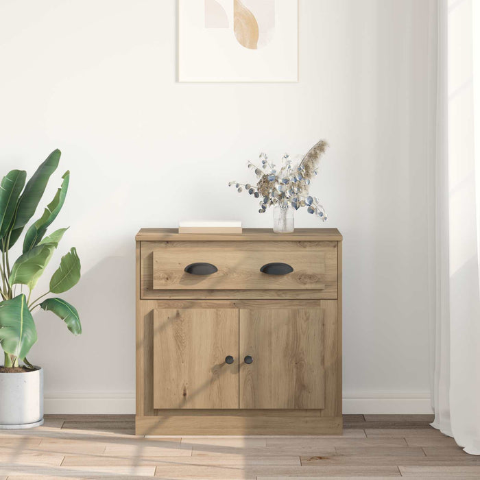 Bufet Stejar Artizanal 70 x 35,5 x 67,5 cm Lemn compozit - WALTI WALTI