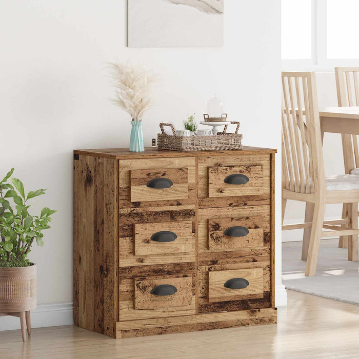 Bufet cu sertar Lemn Vechi 70 x 35,5 x 67,5 cm Lemn compozit - WALTI WALTI