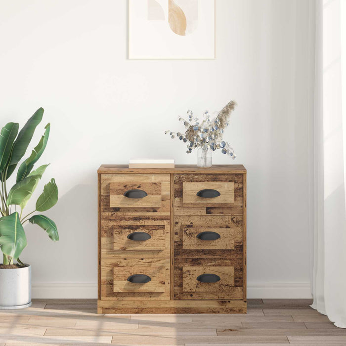 Bufet cu sertar Lemn Vechi 70 x 35,5 x 67,5 cm Lemn compozit - WALTI WALTI