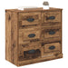 Bufet cu sertar Lemn Vechi 70 x 35,5 x 67,5 cm Lemn compozit - WALTI WALTI