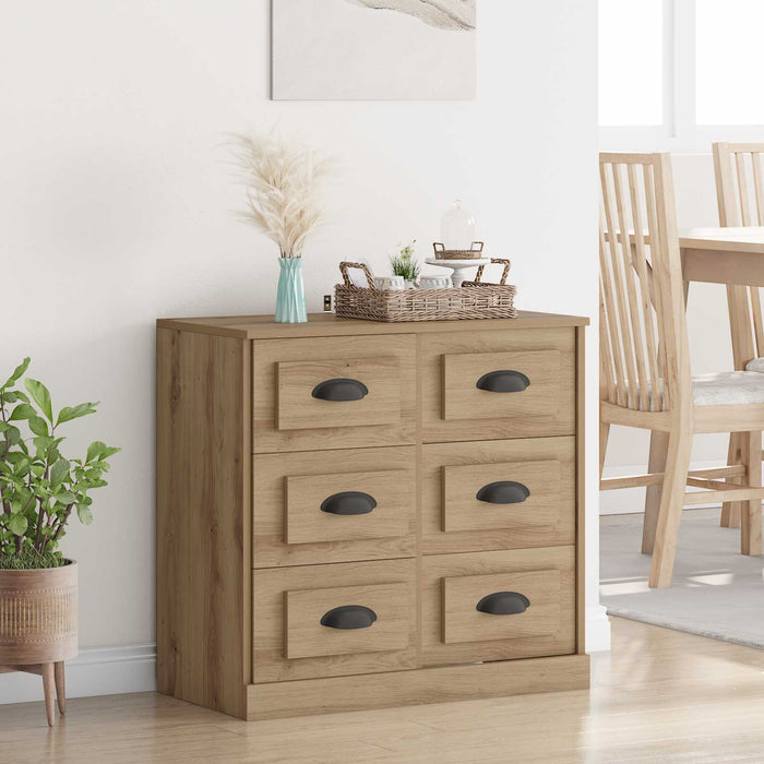 Bufet Stejar Artizanal 70 x 35,5 x 67,5 cm Lemn compozit - WALTI WALTI