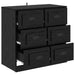 Bufet cu sertar Stejar Negru 70 x 35,5 x 67,5 cm Lemn compozit - WALTI WALTI